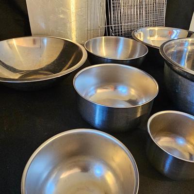 Kitchen Stainless & Glass Utensils, Bowls, Racks & More (K-JS)