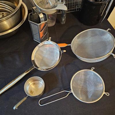 Kitchen Stainless & Glass Utensils, Bowls, Racks & More (K-JS)