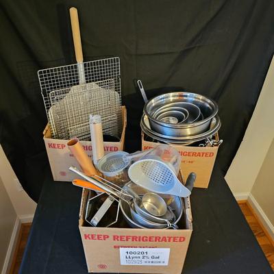 Kitchen Stainless & Glass Utensils, Bowls, Racks & More (K-JS)