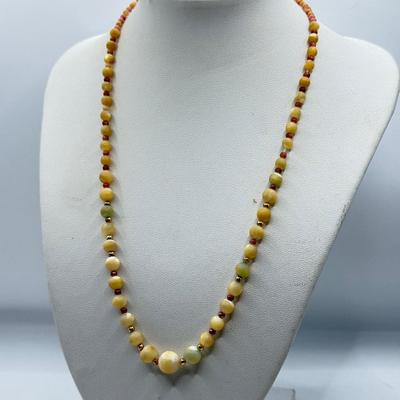 LOT 45J: Collection of Faux Pearl Necklaces & Bracelet