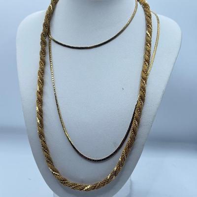 LOT 46J: Goldtone & Silvertone Necklaces: Napier, Nine West & More