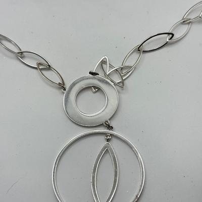 LOT 46J: Goldtone & Silvertone Necklaces: Napier, Nine West & More