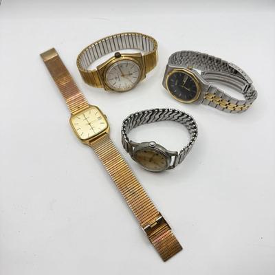 LOT 48J: Men’s Watches: Enato, Jules Jurgensen, Bulova & Seiko