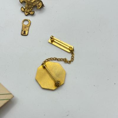 LOT 53J: Military Pins, Vintage AAA Awards & More