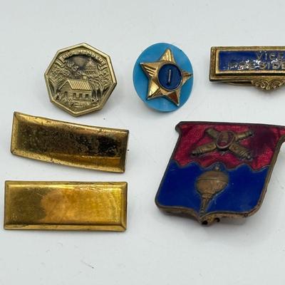 LOT 53J: Military Pins, Vintage AAA Awards & More