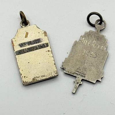 LOT 54J: Vintage Sports Keychains/Pendants - Some Gold Filled