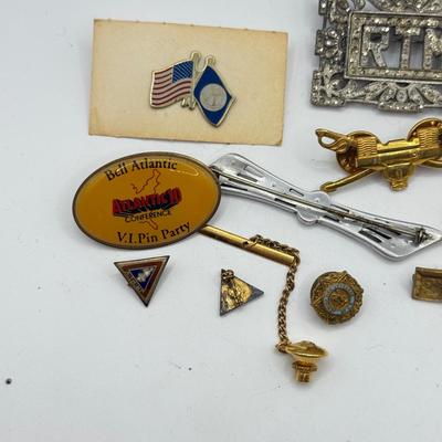 LOT 55J: Pins, Tie Tacks & More