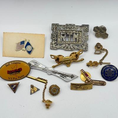 LOT 55J: Pins, Tie Tacks & More