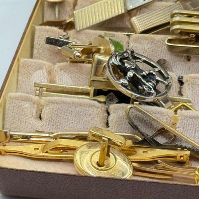 LOT 60J: Large Collection of Men’s Jewelry including Swank & More
