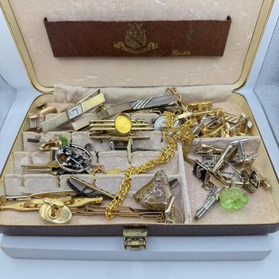 LOT 60J: Large Collection of Men’s Jewelry including Swank & More