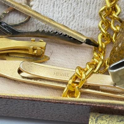 LOT 60J: Large Collection of Men’s Jewelry including Swank & More