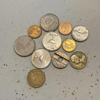 LOT 80K: Foreign Coins/Currency: Israel, France & More