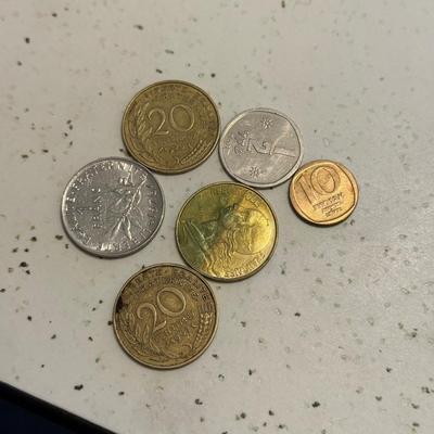 LOT 80K: Foreign Coins/Currency: Israel, France & More