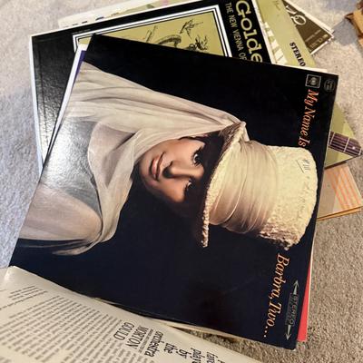 LOT 103L: Large Collection of Vinyl Records: Sinatra, Streisand & More