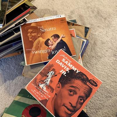 LOT 103L: Large Collection of Vinyl Records: Sinatra, Streisand & More