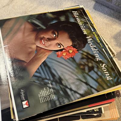 LOT 103L: Large Collection of Vinyl Records: Sinatra, Streisand & More