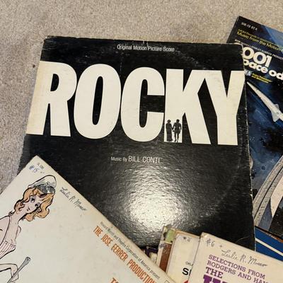 LOT 104B: Vinyl Soundtrack Records: Grease, Rocky & More