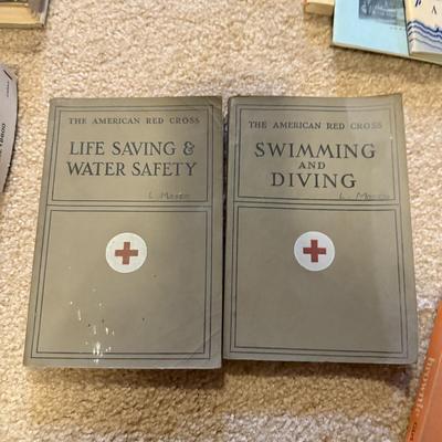 LOT 108B: Vintage Postcards, Girl Scout Brownie Manual, Vintage Lifeguard Books & More