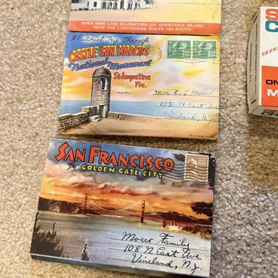 LOT 108B: Vintage Postcards, Girl Scout Brownie Manual, Vintage Lifeguard Books & More