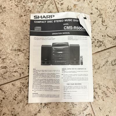 LOT 111K: Sharp CD Stereo Music System
