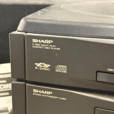 LOT 111K: Sharp CD Stereo Music System