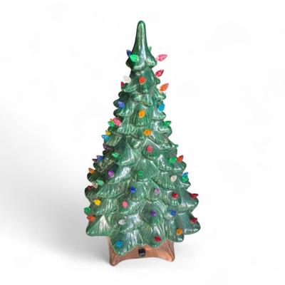 Sale Photo Thumbnail #105: Ceramic 
Missing a few of the bulbs that light up. Can be purchased on Amazon or craft store.