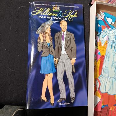 1979 BARBIE PAPER DOLLS AND UNUSED ROYAL WEDDING, SLEEPING BEAUTY AND INDIAN GIRL AND BOY PAPER DOLLS