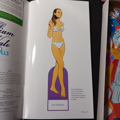 1979 BARBIE PAPER DOLLS AND UNUSED ROYAL WEDDING, SLEEPING BEAUTY AND INDIAN GIRL AND BOY PAPER DOLLS