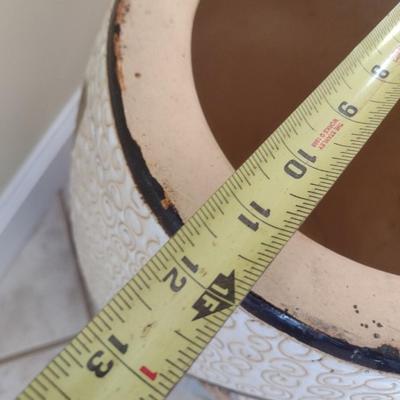 Large Ceramic Garden Stool with Dragon Themed Designs