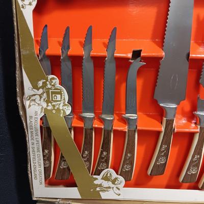 NEVER USED PRESTIGE CUTLERY SET MADE IN SHEFFIELD ENGLAND