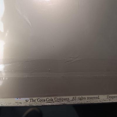 COCA-COLA TIN SIGN, NEW DEECK OF CARDS AND MAGNETS