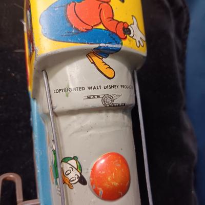 WALT DISNEY PRODUCTIONS TIN LITHO WIND UP TRAIN BY MARX (IN NEED OF REPAIR)