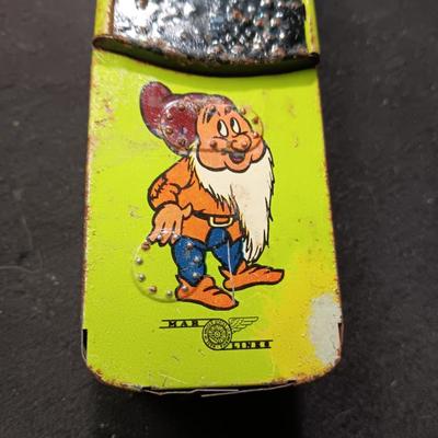 WALT DISNEY PRODUCTIONS TIN LITHO WIND UP TRAIN BY MARX (IN NEED OF REPAIR)