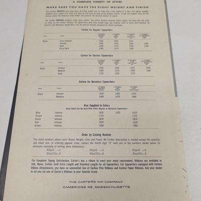 Carter's Midnight Carbon Paper