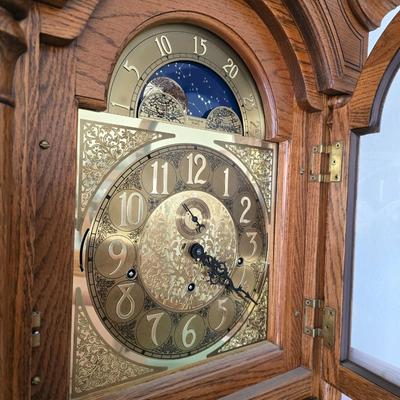 Harrington House Moon Dial Grandfather Clock