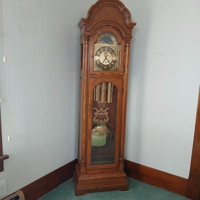 Harrington House Moon Dial Grandfather Clock