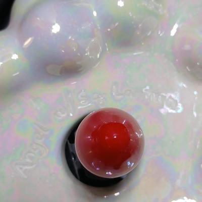 Four-piece ceramic Angel Light - Iridescent glaze