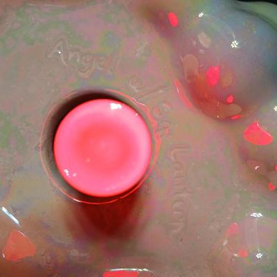 Four-piece ceramic Angel Light - Iridescent glaze