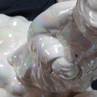 Four-piece ceramic Angel Light - Iridescent glaze