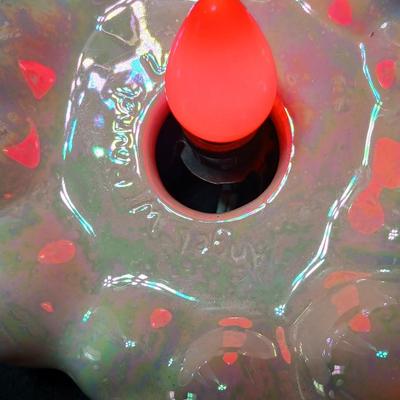 Four-piece ceramic Angel Light - Iridescent glaze