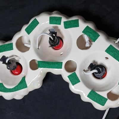 Four-piece ceramic Angel Light - Iridescent glaze