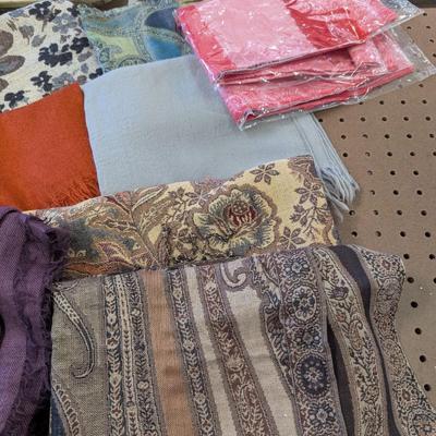 Several Colorful Scarves