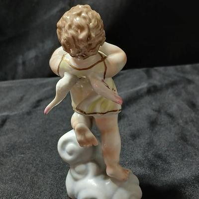 Vintage Gálvez Artisticas Porcelain Cherub / Angel Figurines