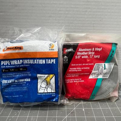 Sale Photo Thumbnail #204: Includes 2"x15' wrap, 5/8"x17' strip, 3"x100' foil tape.