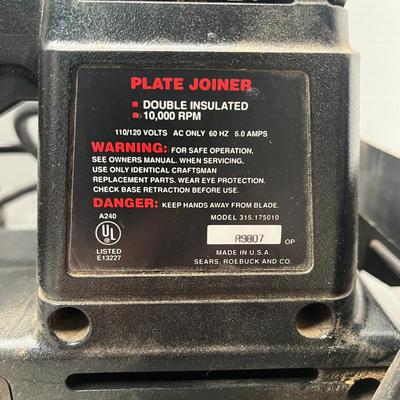 Sale Photo Thumbnail #227: Model 315.175010, 10,000 RPM, 6.0A, 4" blade.