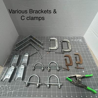 Sale Photo Thumbnail #249: Includes L-brackets, corner braces, 4 clamps, 4 U-bolts.