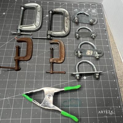 Sale Photo Thumbnail #250: Includes L-brackets, corner braces, 4 clamps, 4 U-bolts.