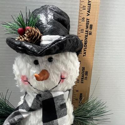 Sale Photo Thumbnail #340: Top hat, scarf, berries, pinecones, snowflake decor.