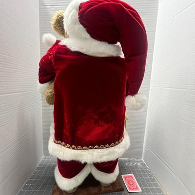 Sale Photo Thumbnail #347: Holds gifts, lantern, sleigh, ornament, teddy bear.