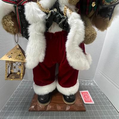 Sale Photo Thumbnail #346: Holds gifts, lantern, sleigh, ornament, teddy bear.